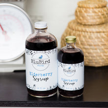 Load image into Gallery viewer, organic Elderberry Syrup, immune boosting, best black sambucus, homemade, many benefits, good for kids, local raw honey