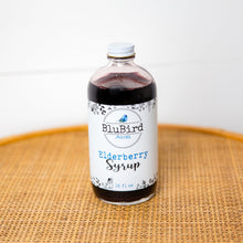 Load image into Gallery viewer, organic Elderberry Syrup, immune boosting, best black sambucus, homemade, many benefits, good for kids, local raw honey

